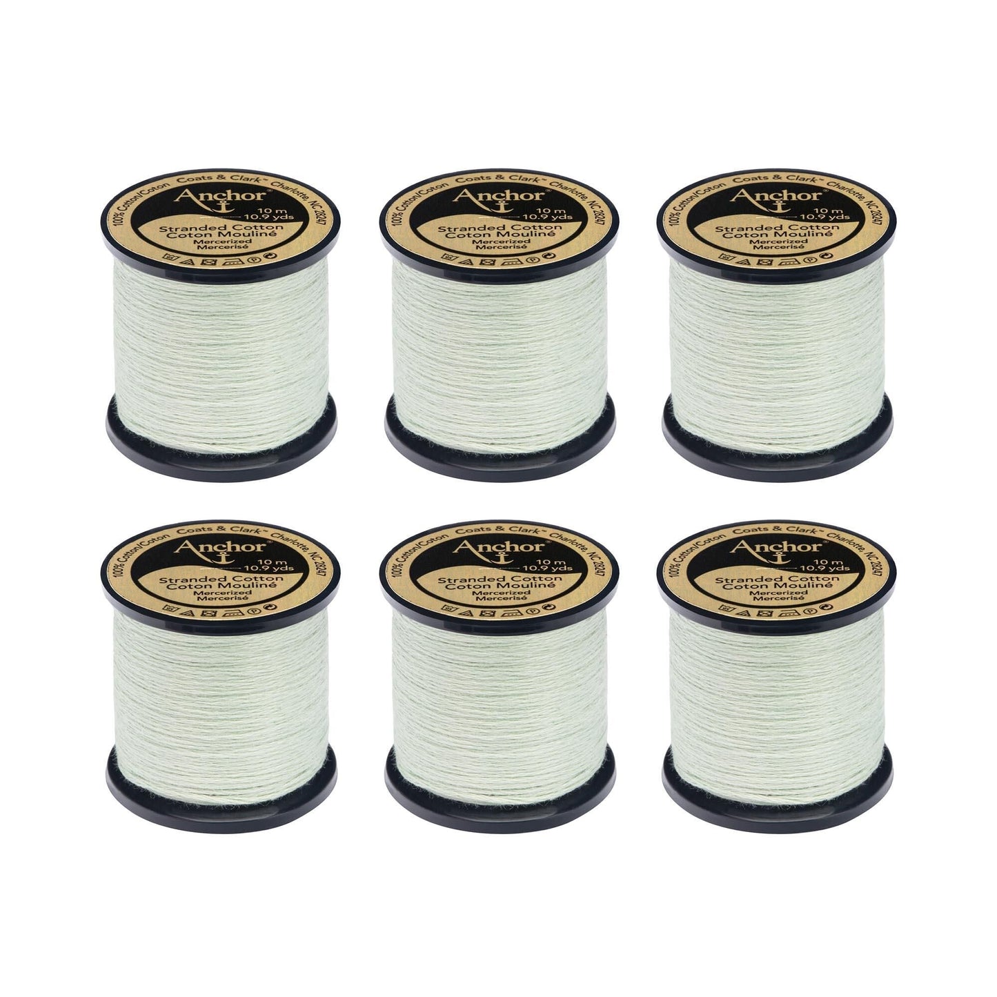 Anchor Spooled Floss 10 Meters (6 Pack) - Clearance shades
