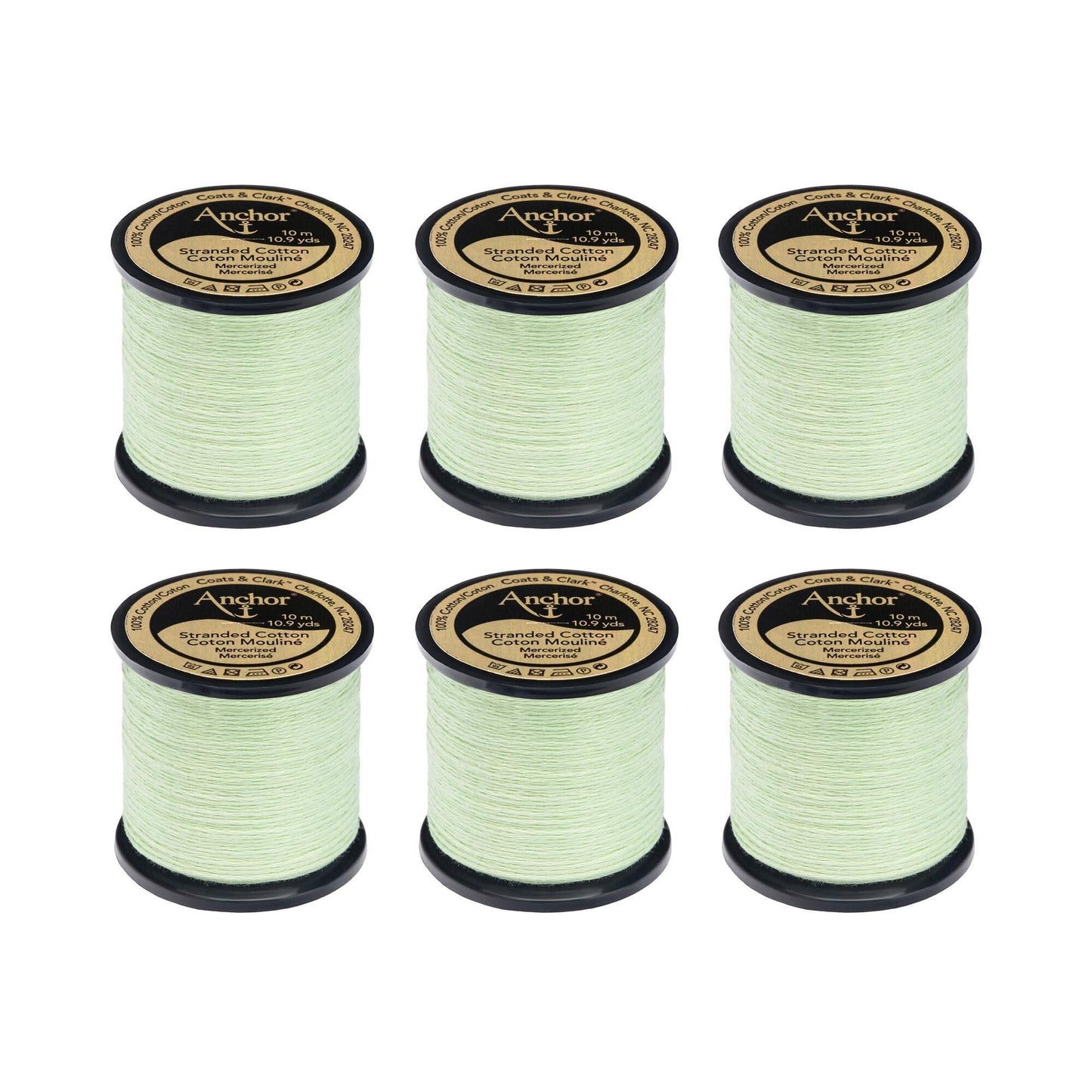 Anchor Spooled Floss 10 Meters (6 Pack) - Clearance shades