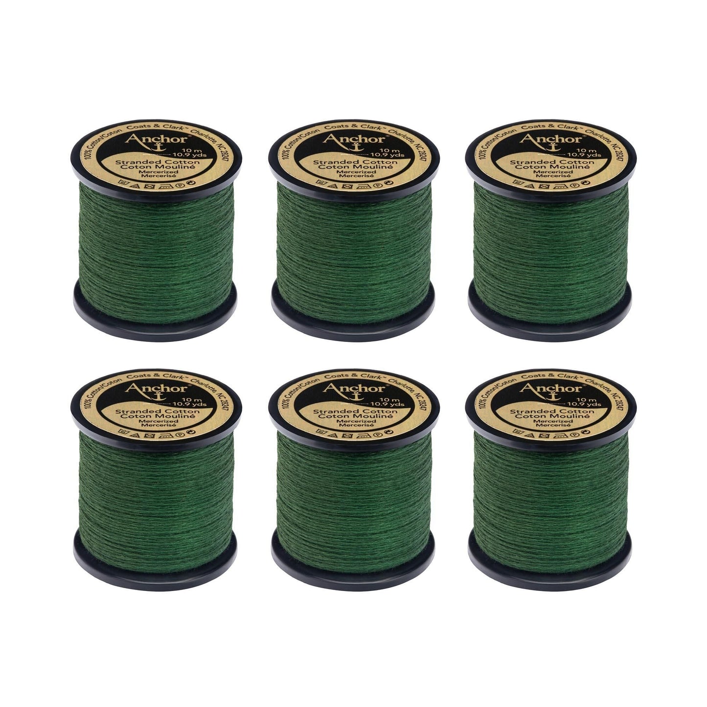 Anchor Spooled Floss 10 Meters (6 Pack) - Clearance shades