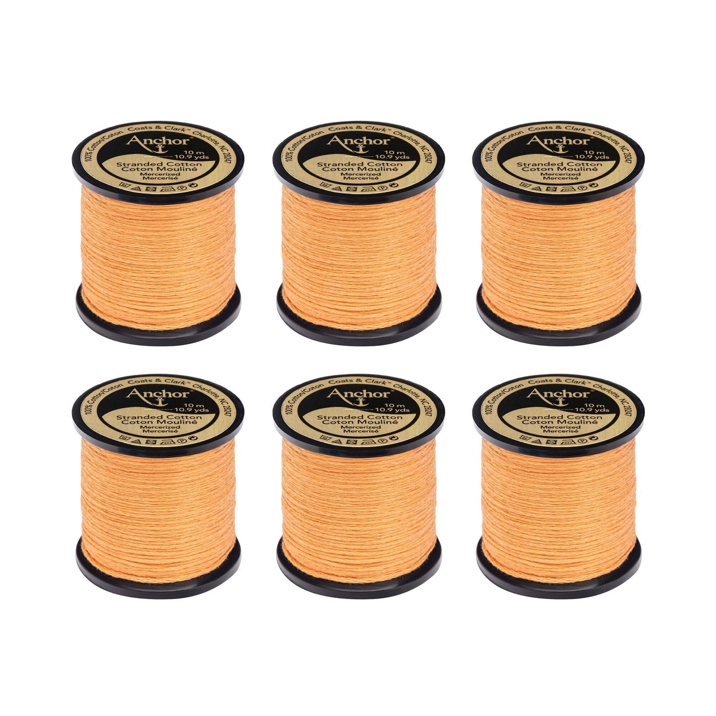 Anchor Spooled Floss 10 Meters (6 Pack) - Clearance shades