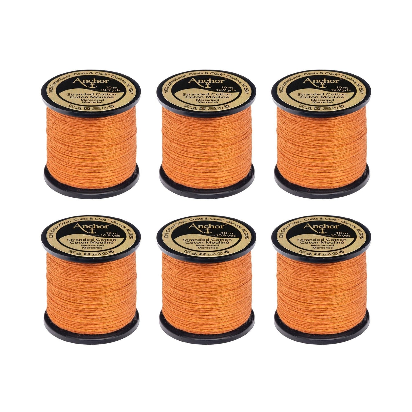 Anchor Spooled Floss 10 Meters (6 Pack) - Clearance shades