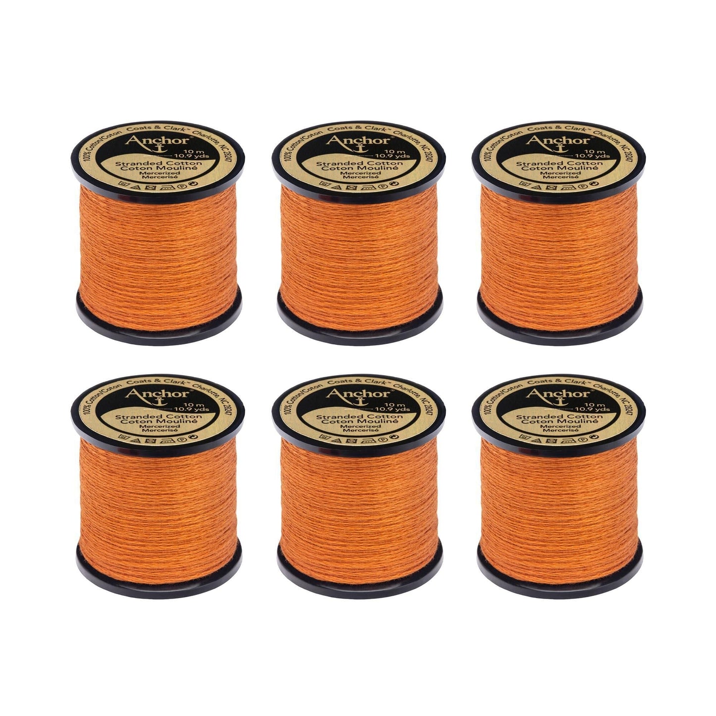 Anchor Spooled Floss 10 Meters (6 Pack) - Clearance shades