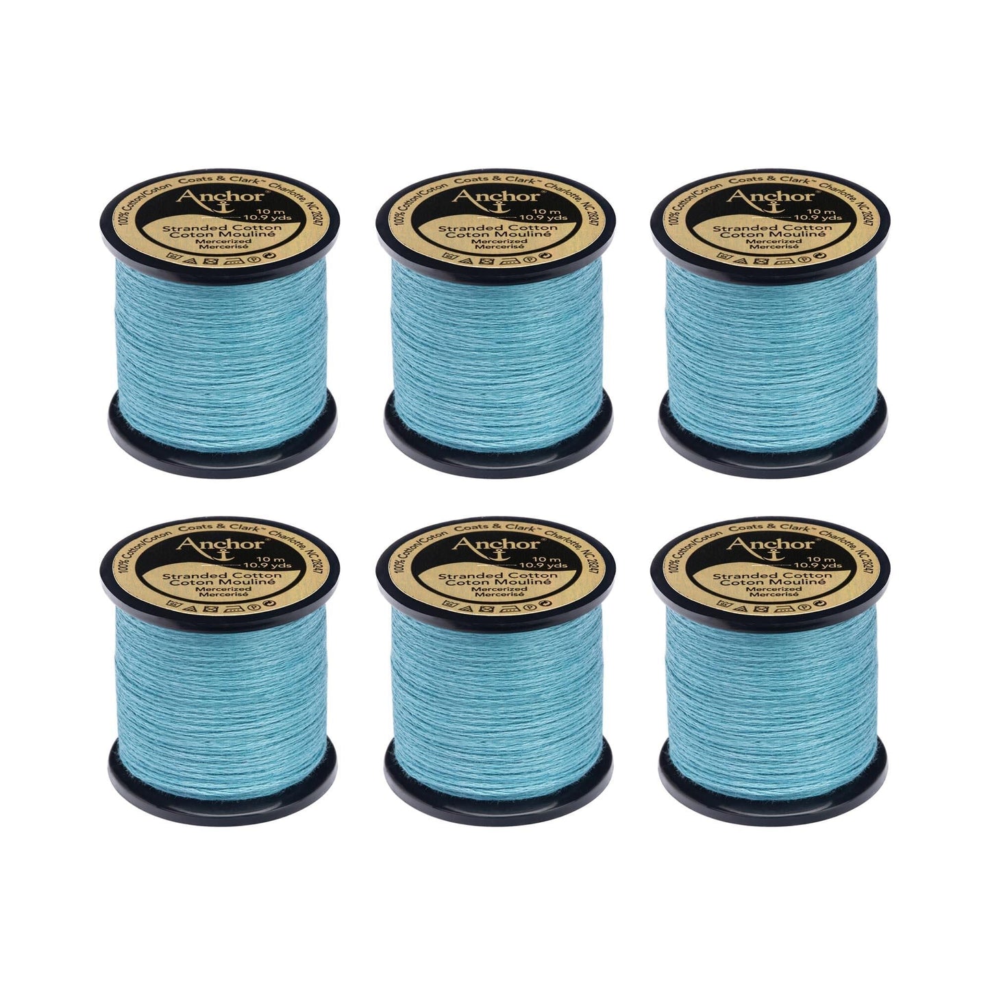 Anchor Spooled Floss 10 Meters (6 Pack) - Clearance shades