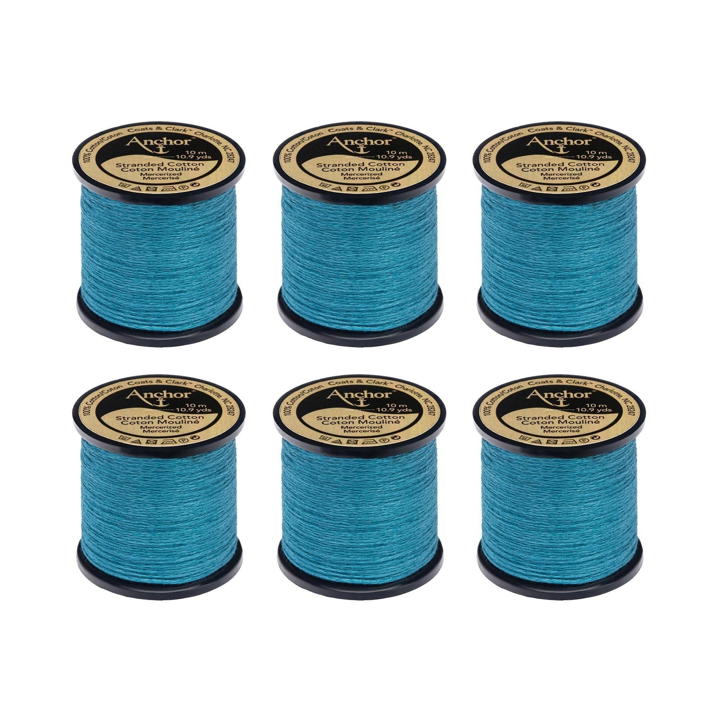 Anchor Spooled Floss 10 Meters (6 Pack) - Clearance shades