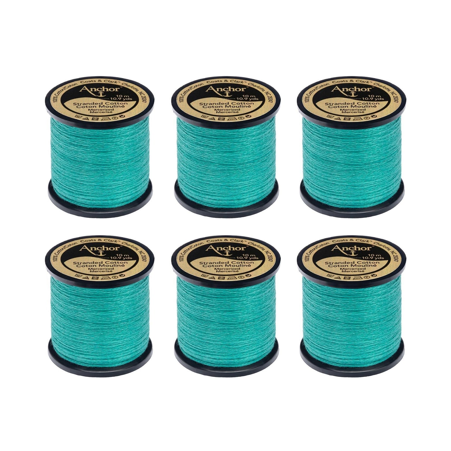 Anchor Spooled Floss 10 Meters (6 Pack) - Clearance shades