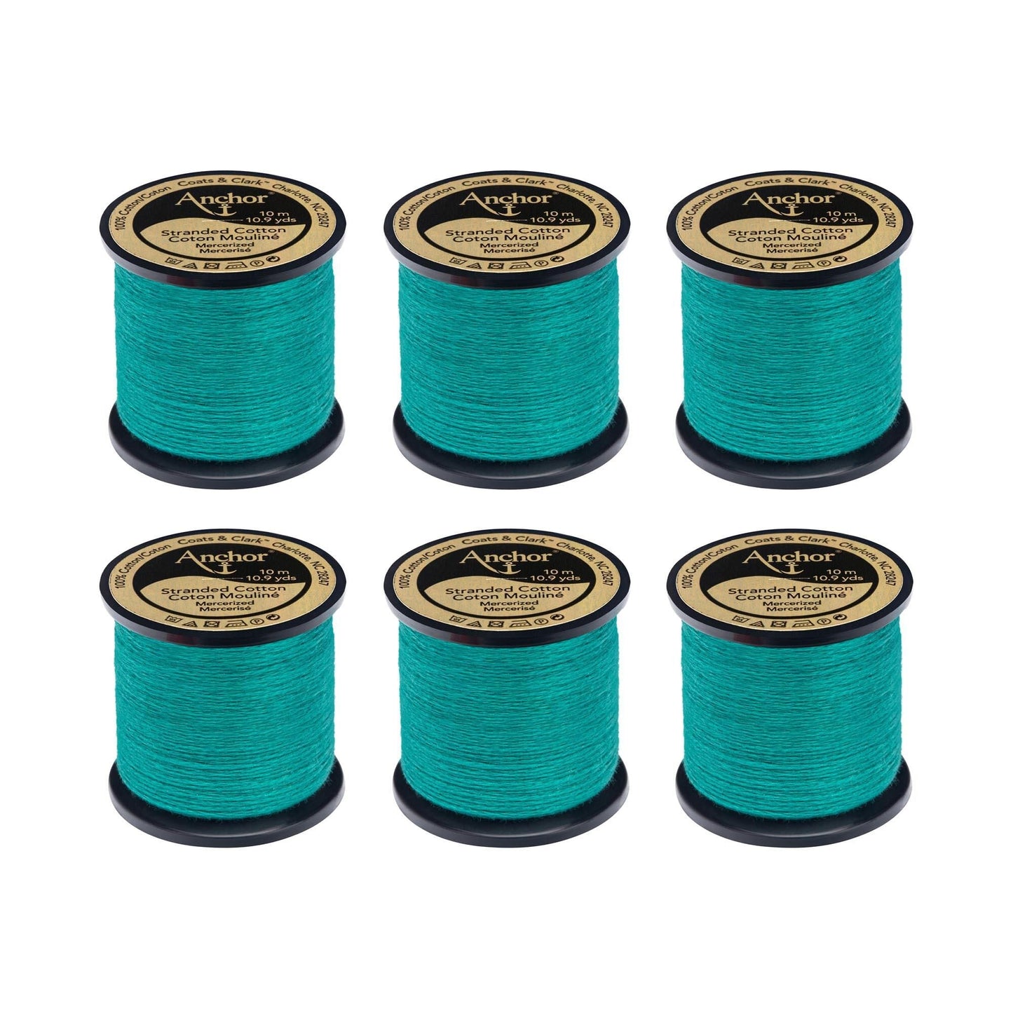 Anchor Spooled Floss 10 Meters (6 Pack) - Clearance shades