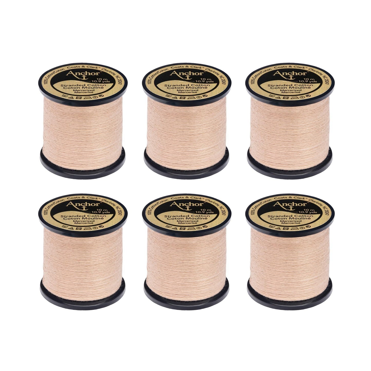 Anchor Spooled Floss 10 Meters (6 Pack) - Clearance shades
