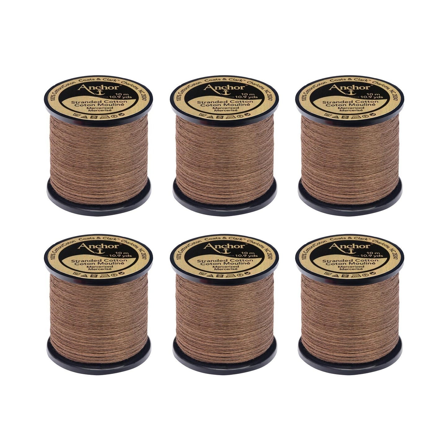Anchor Spooled Floss 10 Meters (6 Pack) - Clearance shades