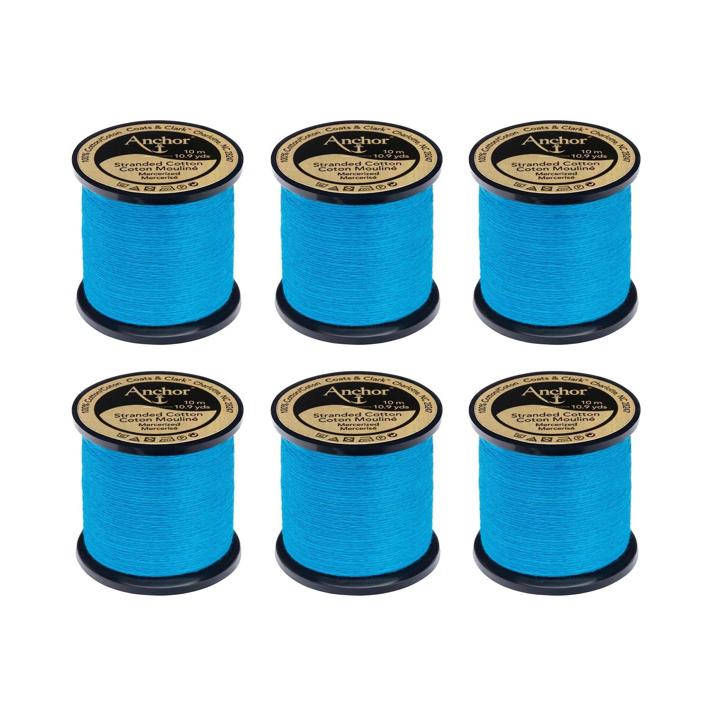 Anchor Spooled Floss 10 Meters (6 Pack) - Clearance shades