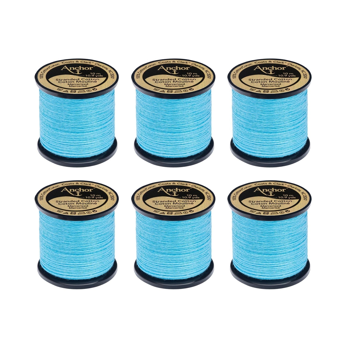 Anchor Spooled Floss 10 Meters (6 Pack) - Clearance shades