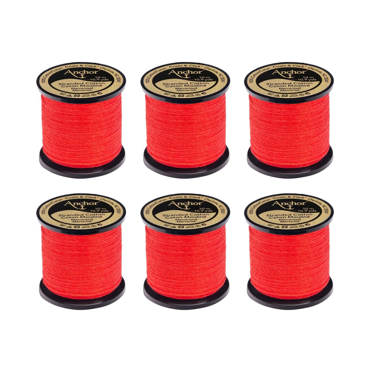 Anchor Spooled Floss 10 Meters (6 Pack) - Clearance shades