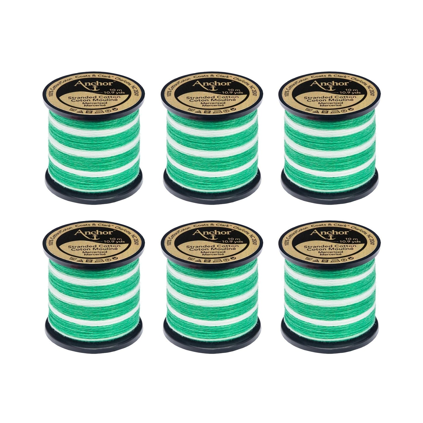 Anchor Spooled Floss 10 Meters (6 Pack) - Clearance shades