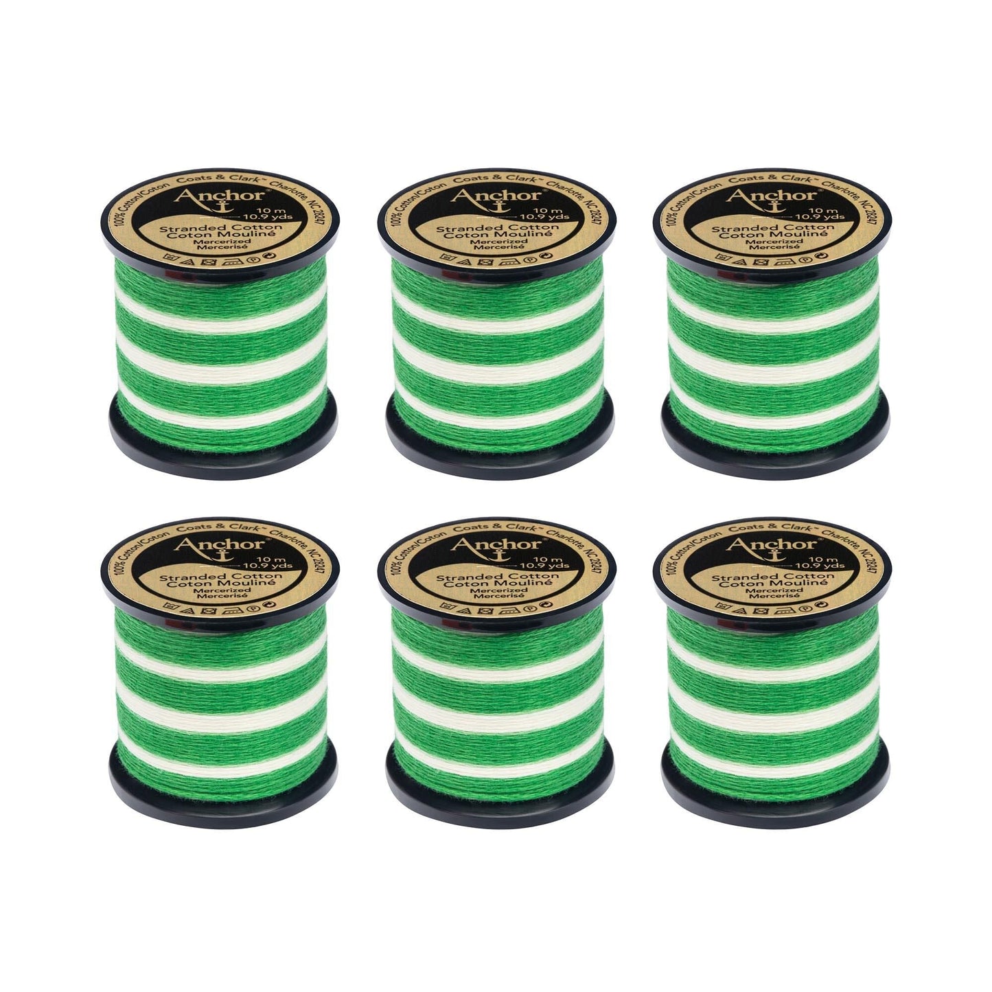 Anchor Spooled Floss 10 Meters (6 Pack) - Clearance shades