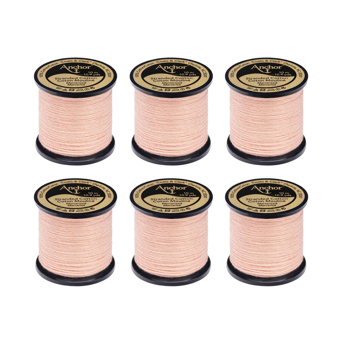 Anchor Spooled Floss 10 Meters (6 Pack) - Clearance shades