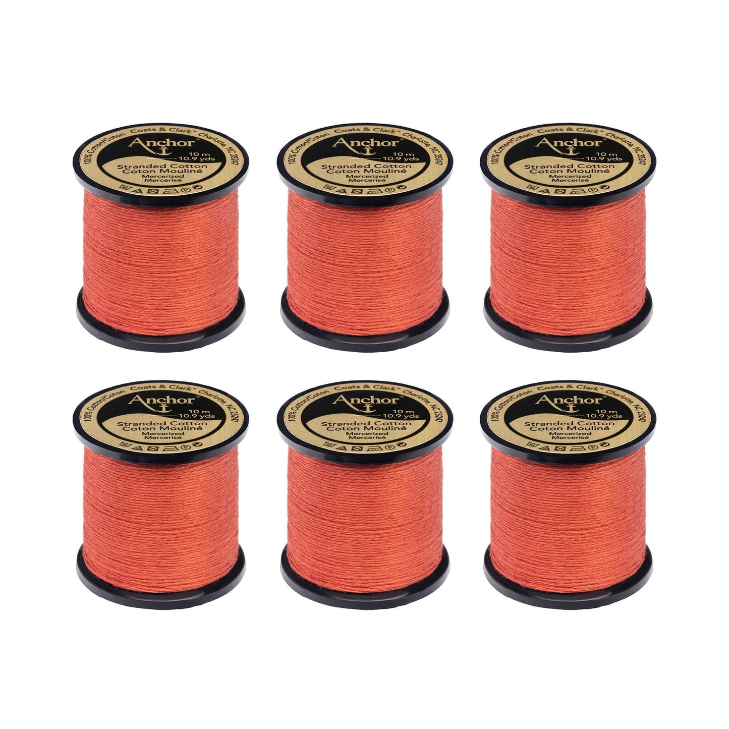 Anchor Spooled Floss 10 Meters (6 Pack) - Clearance shades