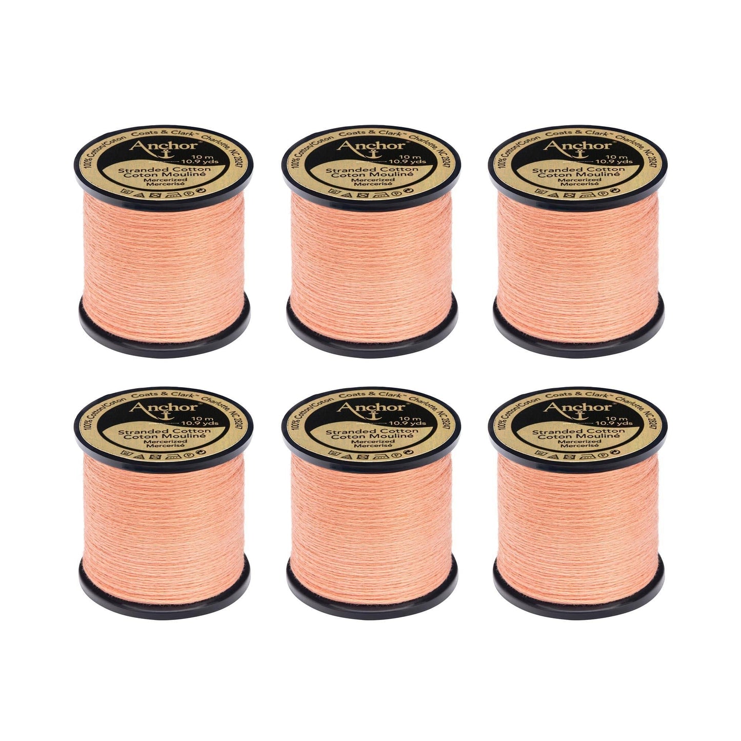 Anchor Spooled Floss 10 Meters (6 Pack) - Clearance shades