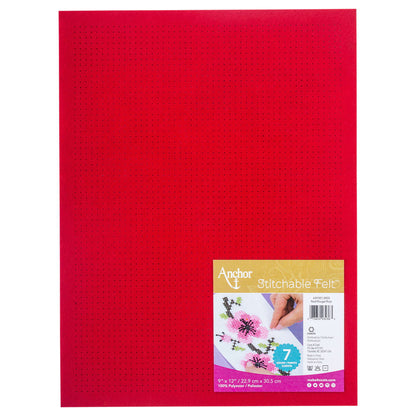 Anchor Stitchable Felt 9" x 12" - Clearance Items