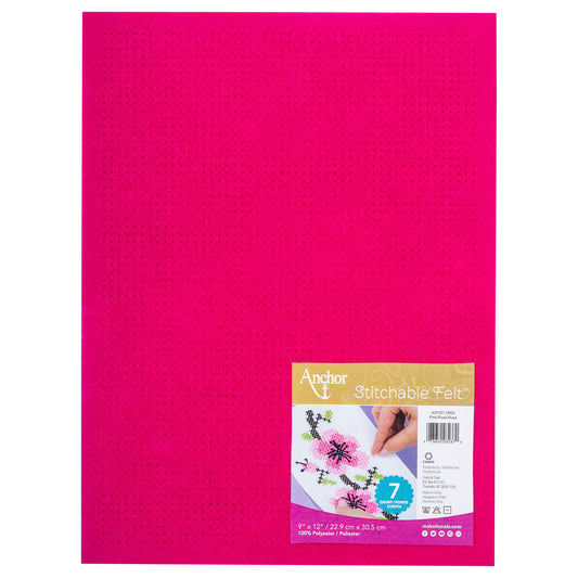 Anchor Stitchable Felt 9" x 12" - Clearance Items