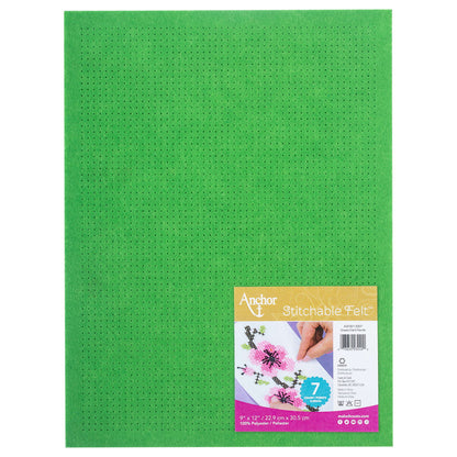 Anchor Stitchable Felt 9" x 12" - Clearance Items