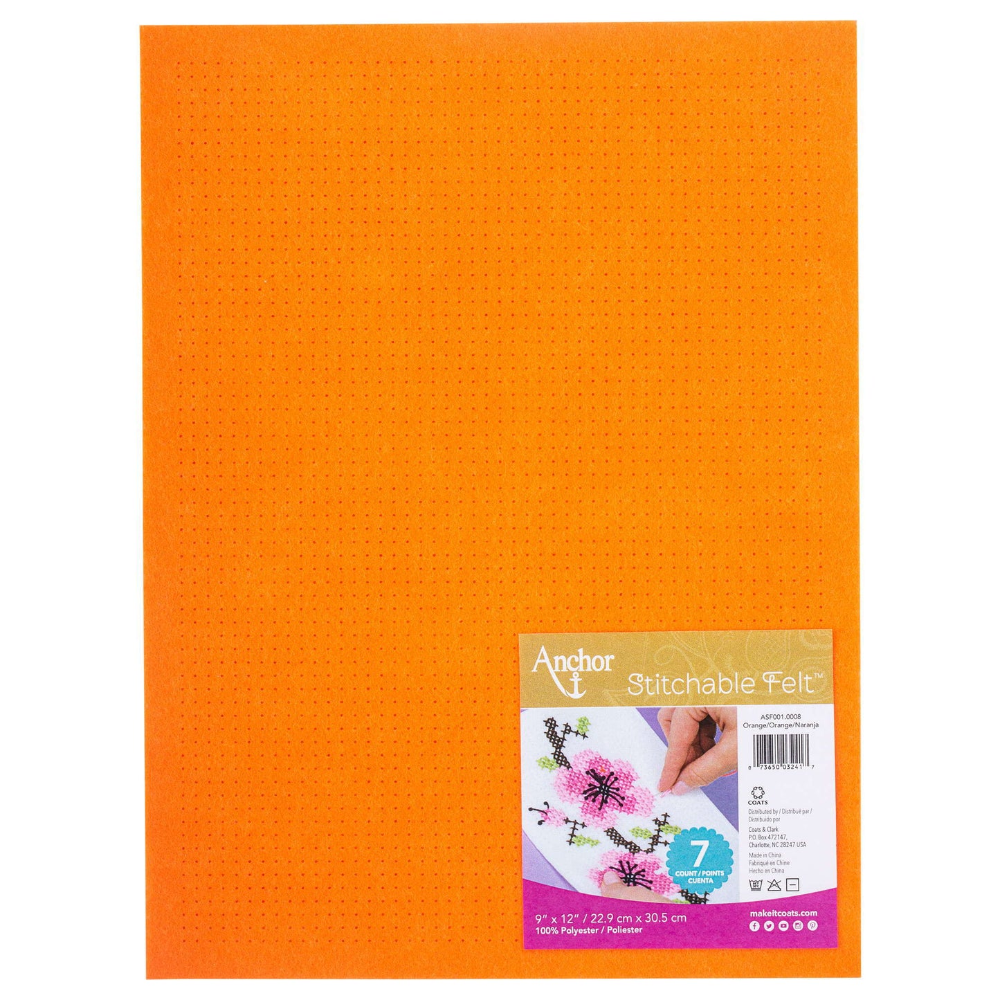 Anchor Stitchable Felt 9" x 12" - Clearance Items