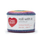 Red Heart Roll With It Sparkle Yarn