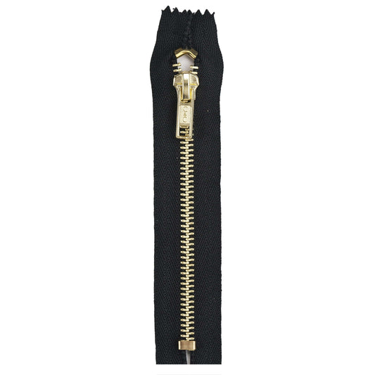 Coats & Clark Brass Pocket Zippers