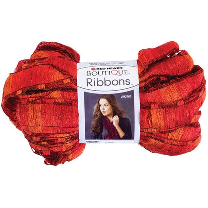 Red Heart Boutique Ribbons Yarn - Clearance shades